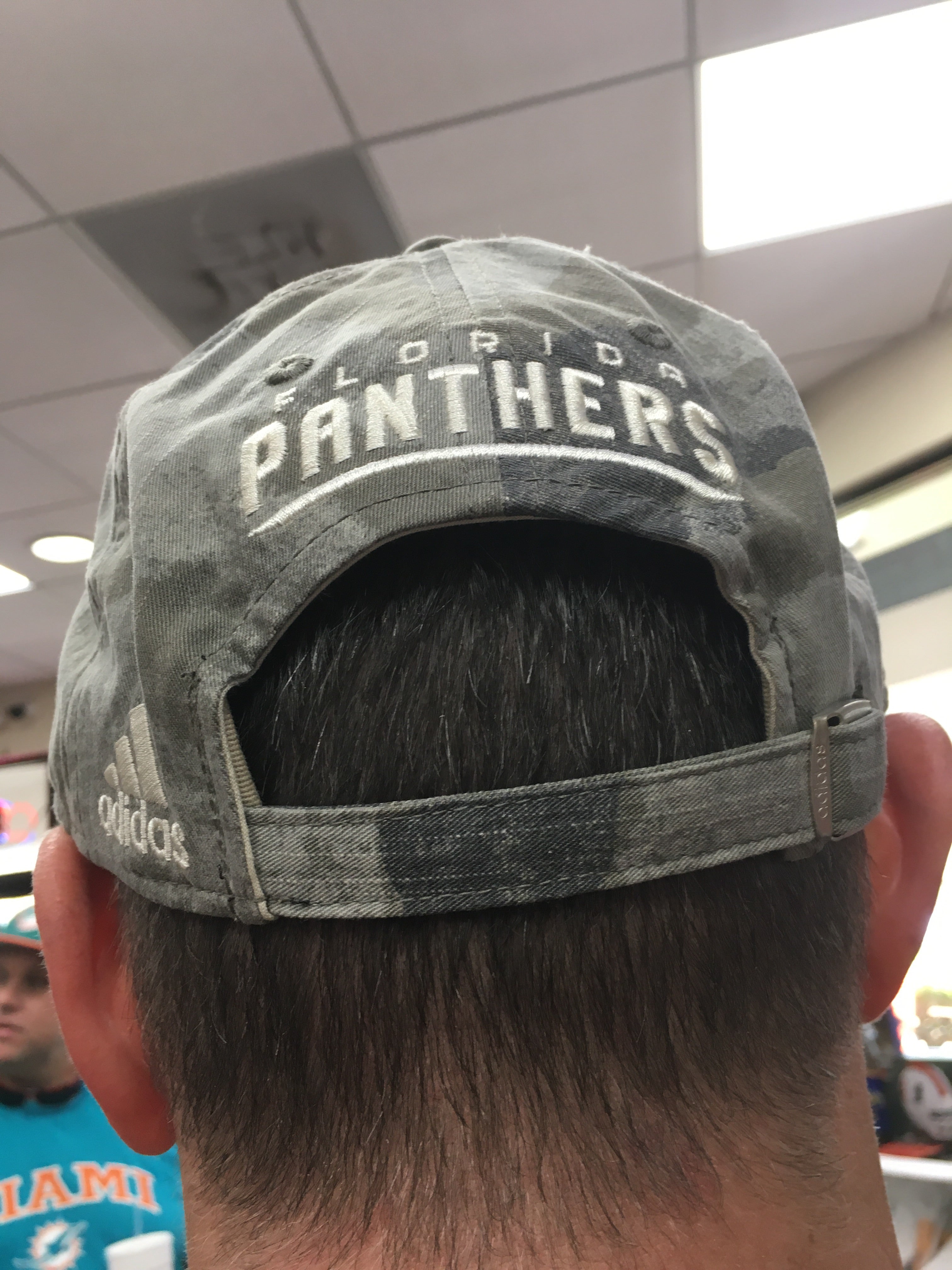 Florida Panthers Camo Adjustable Strapback Hat