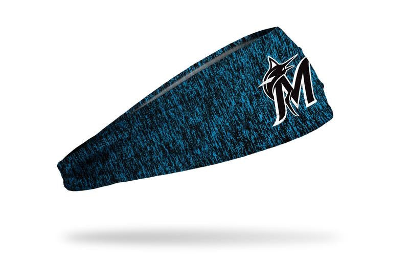 Miami Marlins Stretch Headband - Heathered