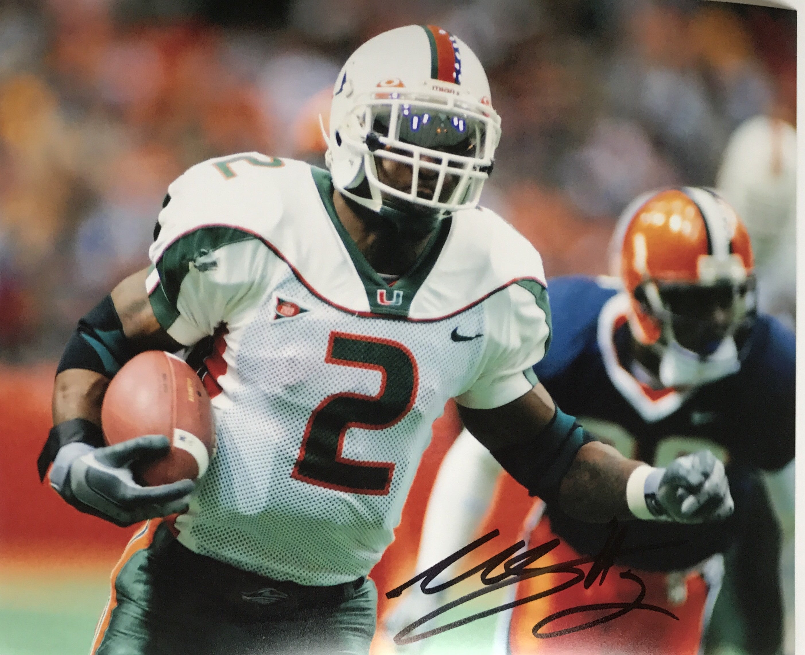 Autographed Photo Willis McGahee 8 x 10