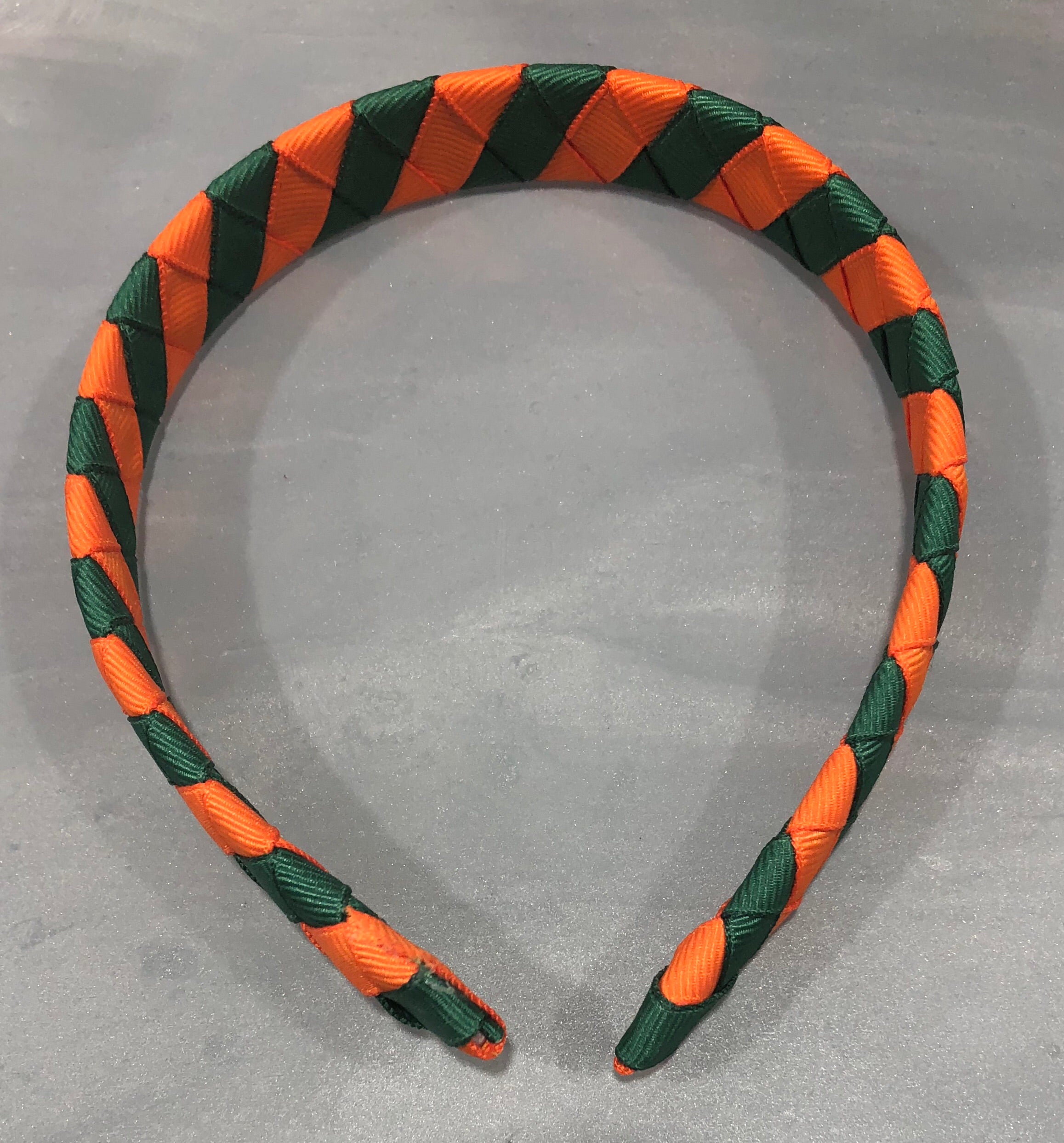 Headband - Orange and Green Stripe