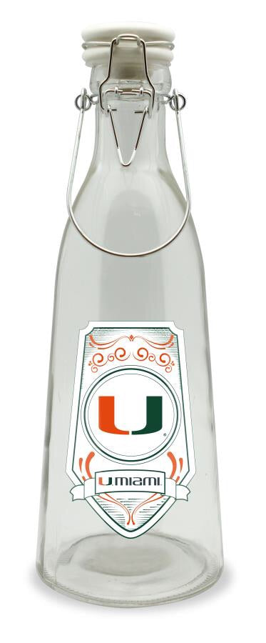 Miami Hurricanes Glass Milk Jar - Medium