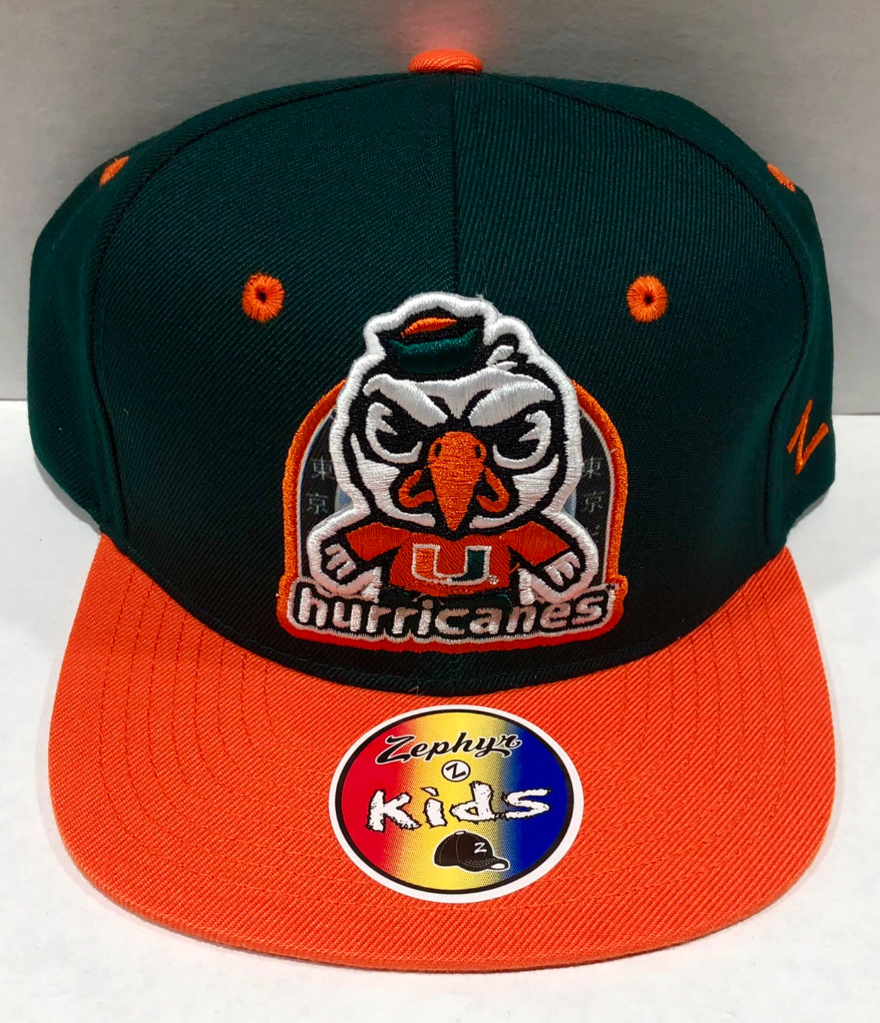 Miami Hurricanes Youth Tokyodachi  Flat Brim Snap Back