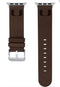Miami Hurricanes Apple Watch Band - Brown Leather