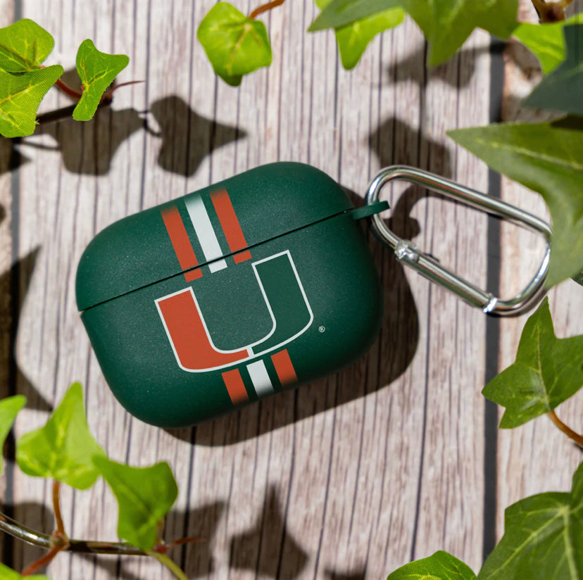 Miami Hurricanes HD AirPod Pro Case Cover - Stripes