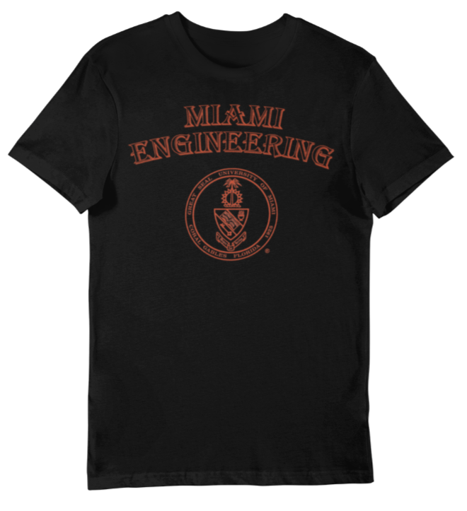 Miami Hurricanes 'Miami Engineering' INSZN T-Shirt - Black