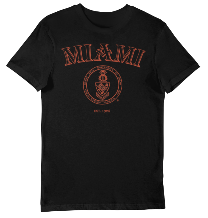 Miami Hurricanes 'Miami Seal' INSZN T-Shirt - Black