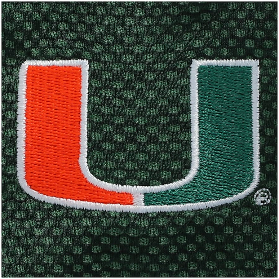 Miami Hurricanes Columbia Scorecard Pullover 1/4 Zip - Forrest Green