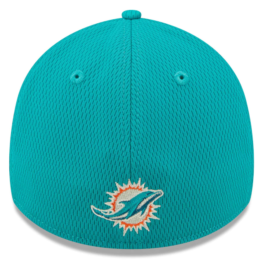 Miami Dolphins New Era 2022 Sideline 39Thirty Flex Fitted Hat - Aqua