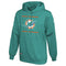 Miami Dolphins New Era Combine Training Pullover Hoodie - Aqua