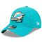 Miami Dolphins New Era 2022 Sideline 9Twenty Adjustable Hat - Aqua