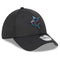 Miami Marlins New Era 2023 Clubhouse 39Thirty Flex Hat - Black