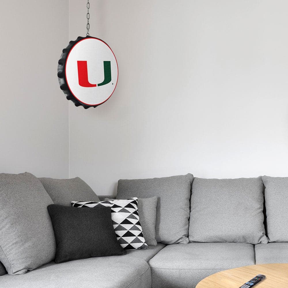 Miami Hurricanes Bottle Cap Dangler - The Fan-Brand