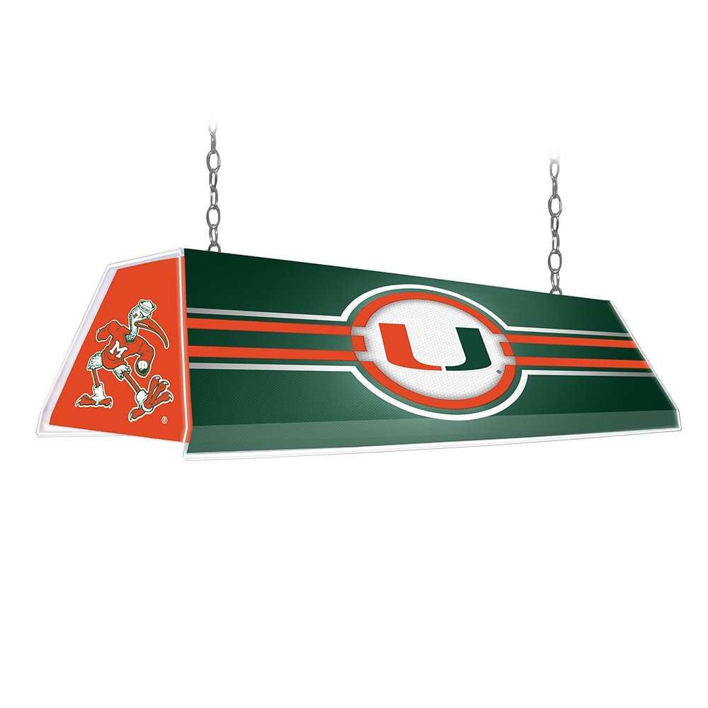 Miami Hurricanes Edge Glow Pool Table Light - The Fan-Brand