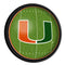 Miami Hurricanes On the 50 - Slimline Lighted Wall Sign - The Fan-Brand