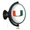 Miami Hurricanes Original Oval Rotating Lighted Wall Sign - The Fan-Brand