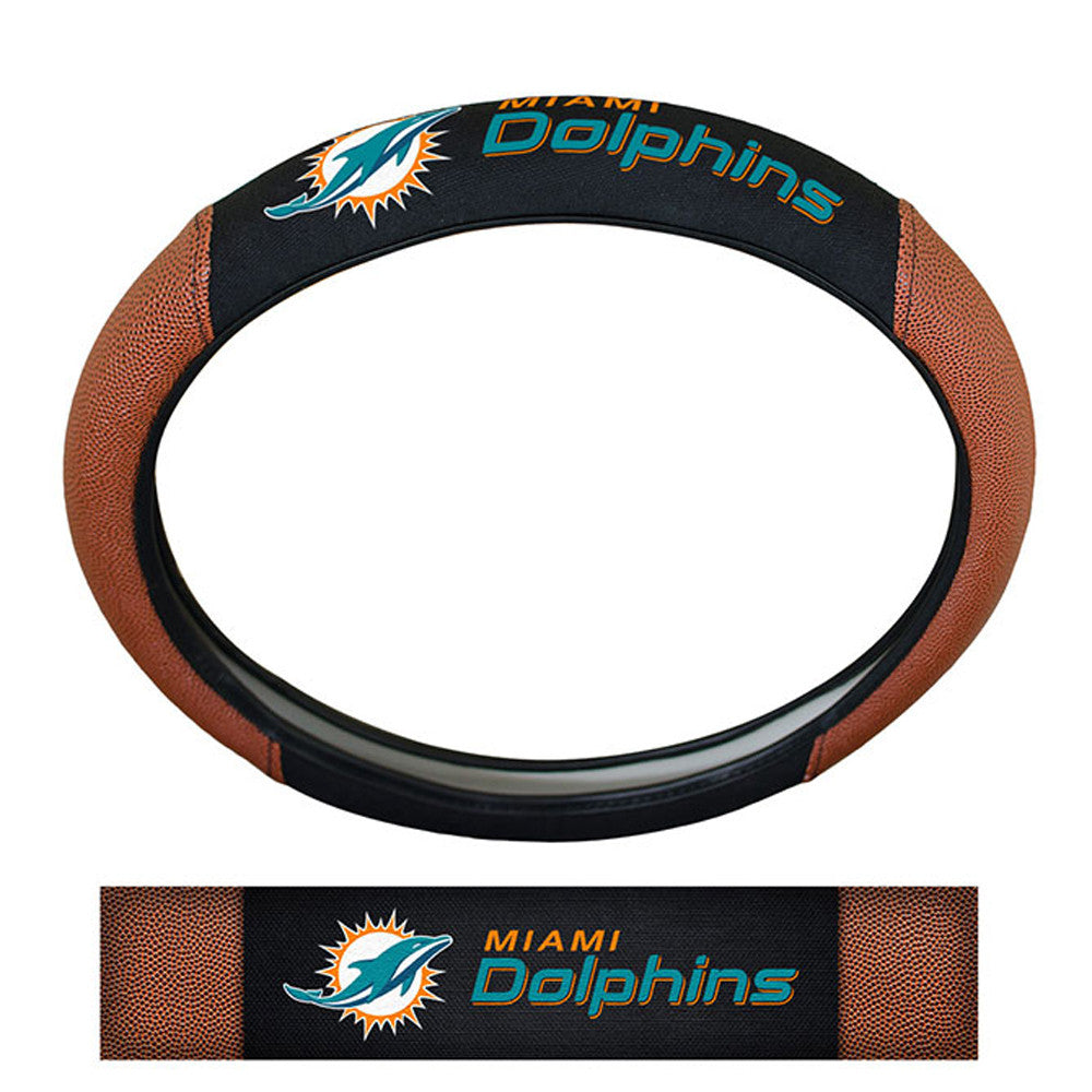 Miami Dolphins Steering Wheel Cover