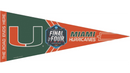 Miami Hurricanes Final Four Premium Roll Up Pennant