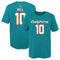 Miami Dolphins Tyreek Hill Kids Mainliner Player N&N T-Shirt - Aqua