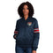 Florida Panthers Women's Pick & Roll Satin Starter Jacket - Navy