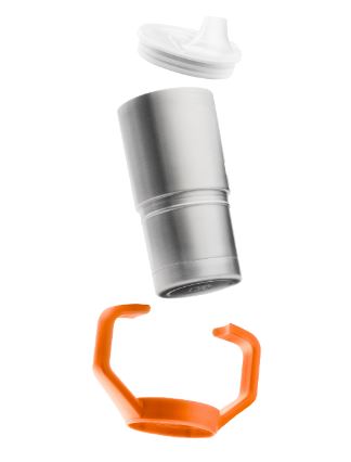 Miami Hurricanes 8oz Striped Sippy Cup - Stainless
