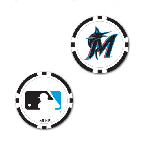 Miami Marlins Ball Marker Poker Chip