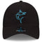 Miami Marlins Youth New Era 2022 Batting Practice 9TWENTY Adjustable Hat - Black