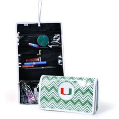 Miami Hurricanes Chevron Striped Amenity Kit