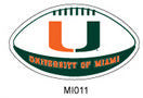 Miami Hurricanes Football Magnet