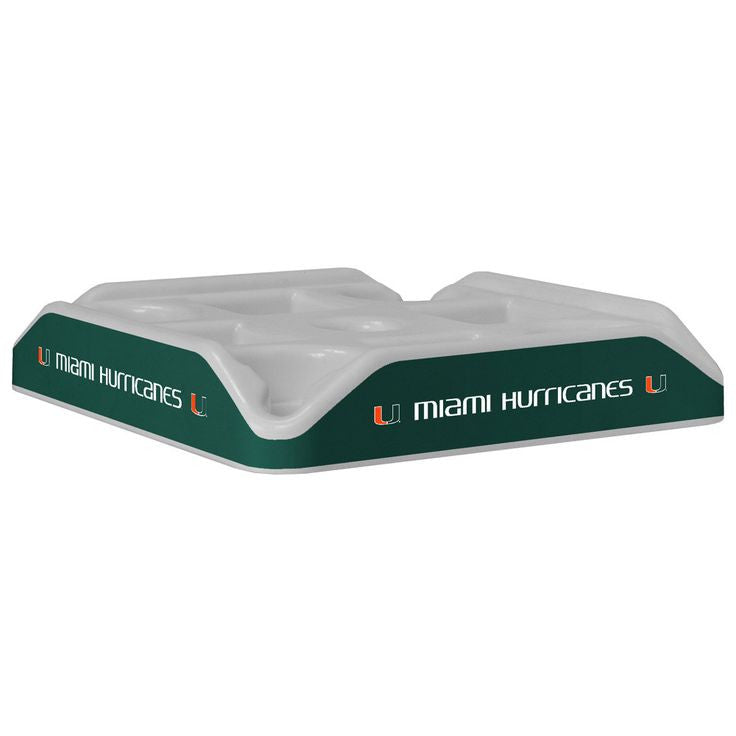 Miami Hurricanes Pole Caddy - CanesWear at Miami FanWear Tailgate Gear Logo Chair CanesWear at Miami FanWear