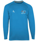 Miami Hurricanes Shark Research Seamount  UPF 50+ L/S Fishing Shirt - Maliblue