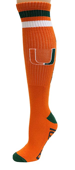 Miami Hurricanes Tube Socks - Orange