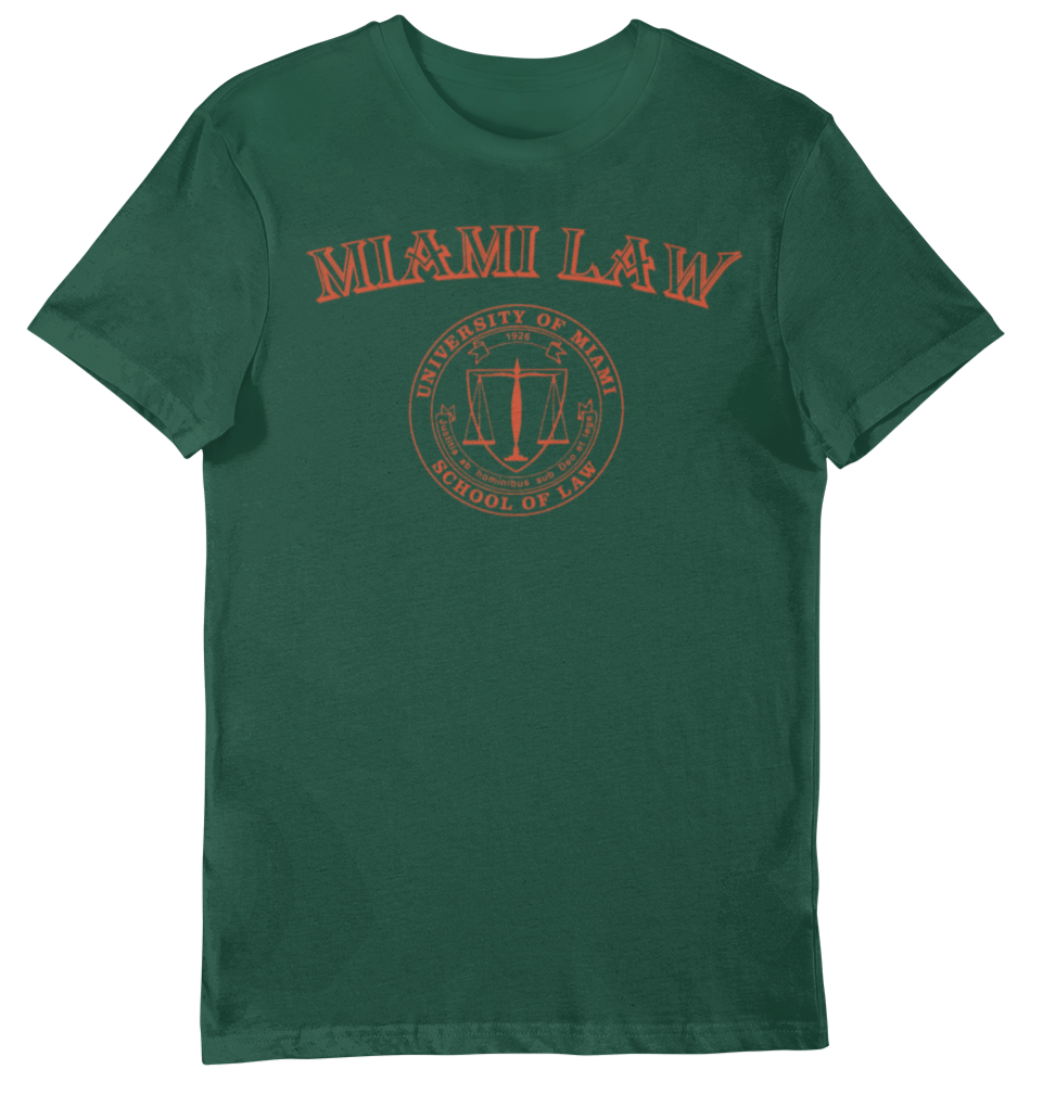 Miami Hurricanes 'Miami Law' INSZN T-Shirt - Green