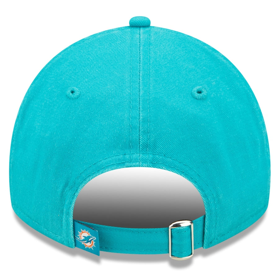 Miami Dolphins New Era 2022 Kids Sideline 9Twenty Adjustable Hat - Aqua
