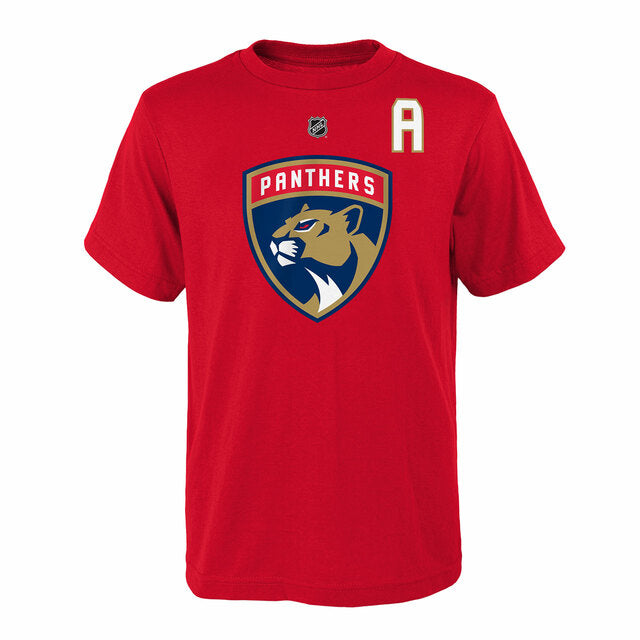 Florida Panthers Youth #11 Jonathan Huberdeau Name & Number T-Shirt