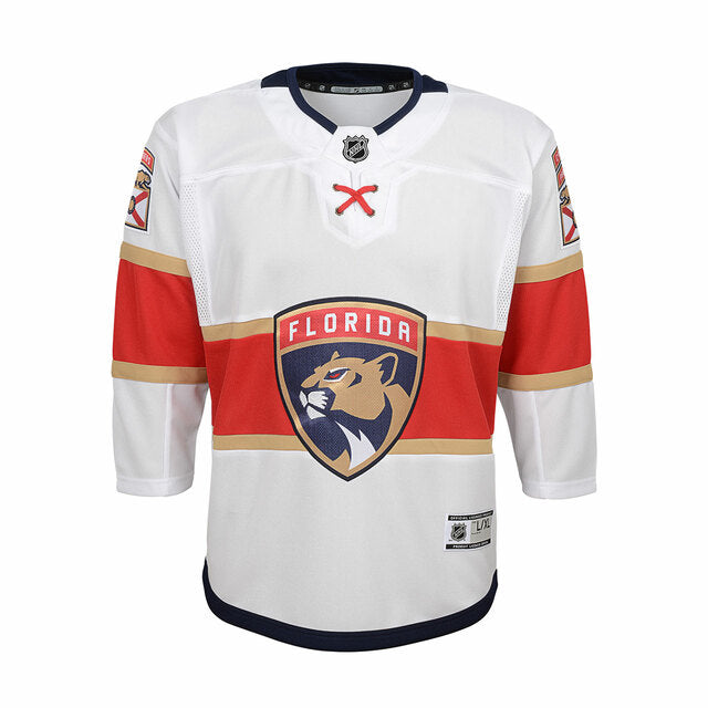 Florida Panthers Youth Road Jersey - White
